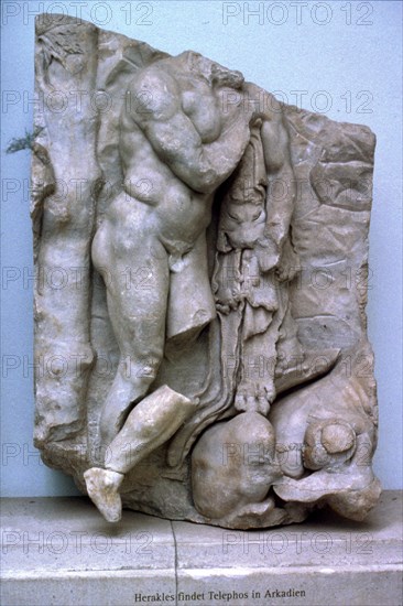 Pergamon Altar detail, early 2nd century. Artist: Unknown.