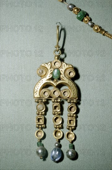 Byzantine Gold treasure from Assiut or Antinoe, Egypt, 600. Artist: Unknown.