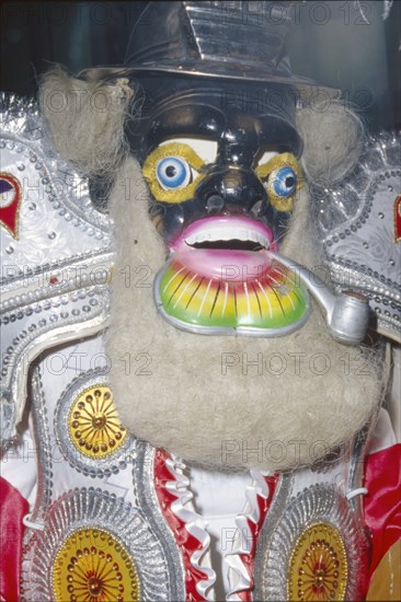 Oruro Mask, Bolivia. Artist: Unknown.