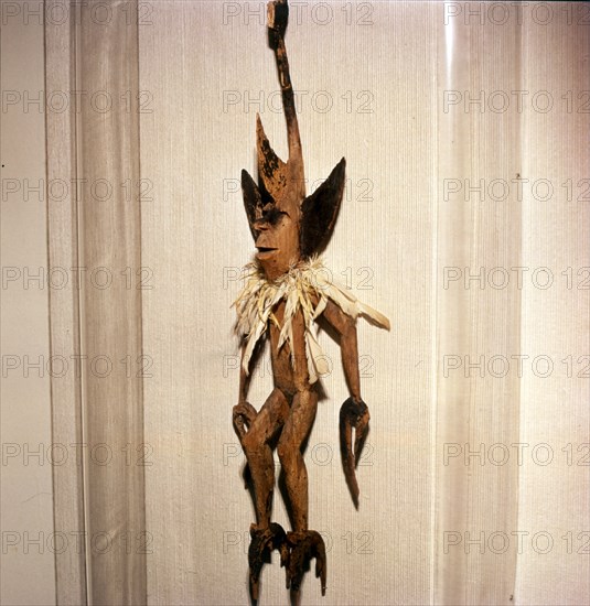 Sea spirit with head in form of Shark, San Cristobel, Solomon Islands.  Artist: Unknown.