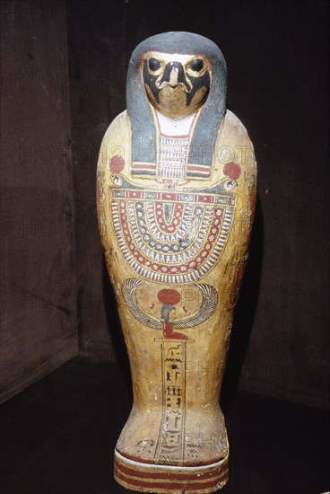 Egyptian Mummy of a Hawk representing Horus, c1st century BC-1st century. Artist: Unknown.