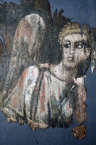 Coptic Textile of Angel, 6th century. Artist: Unknown.
