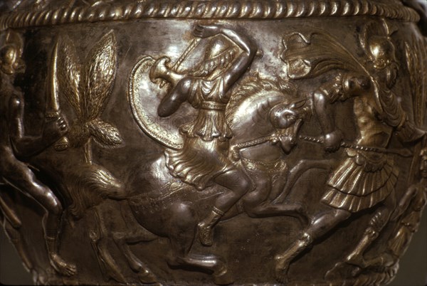 Silver Bowl from a Sarmatian Tomb, 4th-5th century. Artist: Unknown.