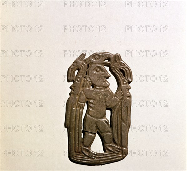 Bronze Plaque, Kama River Tribes, 3rd century BC-8th century. Artist: Unknown.