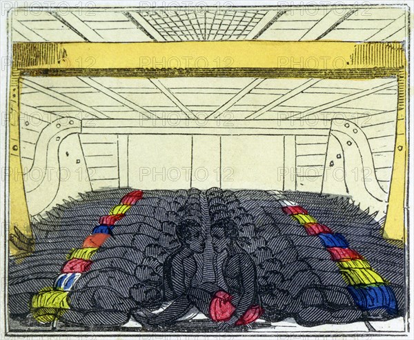 'A Slave-Ship', 1826. Artist: Unknown