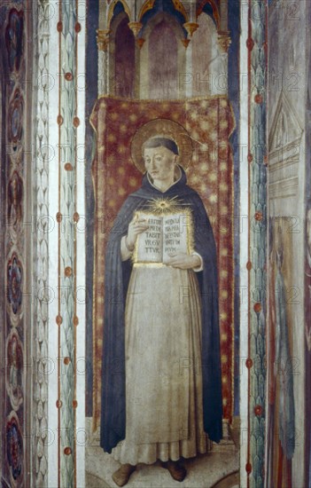 'St Thomas Aquinas', mid 15th century. Artist: Fra Angelico