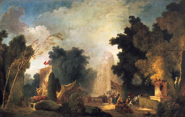 'La fete a St Cloud' ('A Celebration in St Cloud), c1775-1780. Artist: Jean-Honore Fragonard