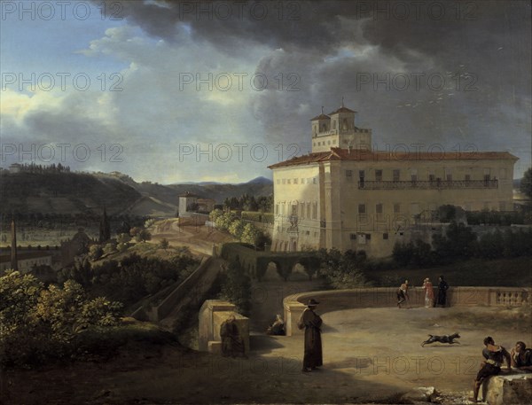 'View of the Villa Medicis', Rome, 1815. Artist: Nicolas Antoine Taunay