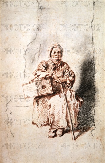 'Savoyarde', c1715. Artist: Jean-Antoine Watteau