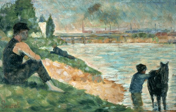 Study for 'Une Baignade', 1883. Artist: Georges-Pierre Seurat