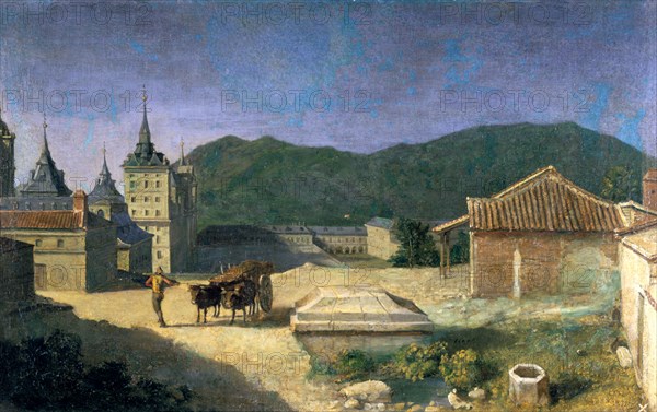 'View of the Escorial', Spain, early 18th century. Artist: Michel-Ange Houasse