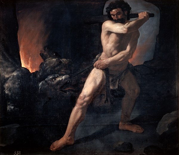 'Hercules and Cerberus', c1634. Artist: Francisco de Zurbaran