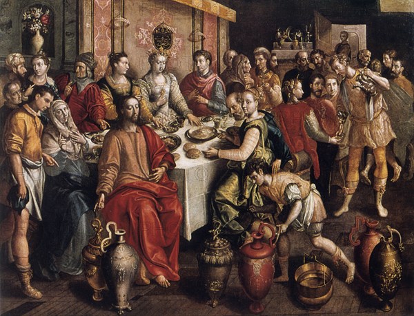 'The Marriage at Cana', 1596-1597. Artist: Martin de Vos