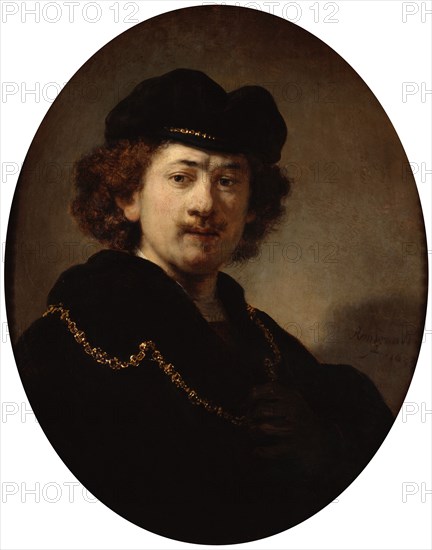 'Self-Portrait with a Gold Chain', 1633.  Artist: Rembrandt Harmensz van Rijn