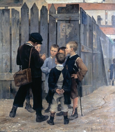 'The Meeting', 1884. Artist: Maria Konstantinowka Bashkirtseff