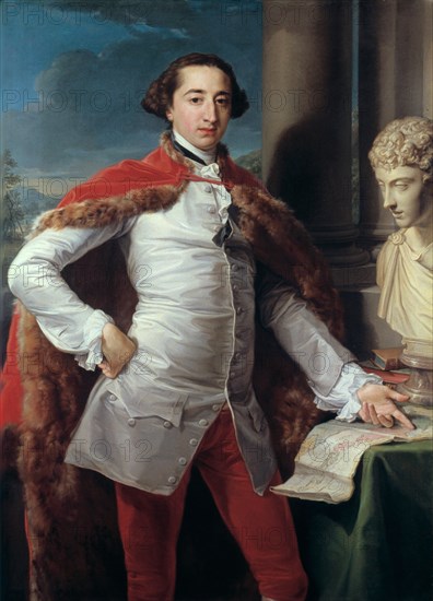'Portrait of Richard Milles', (probably 1760s). Artist: Pompeo Batoni