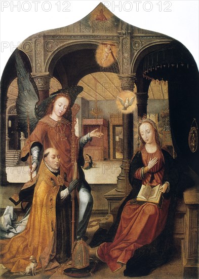 'Annunciation', 1516-1517. Artist: Jean Bellegambe