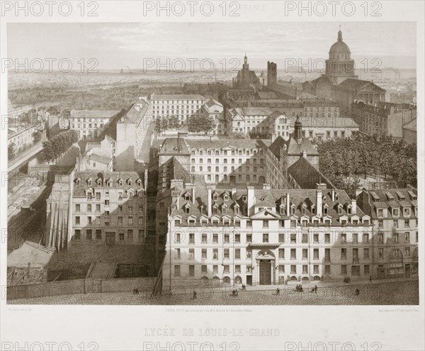 Lycee de Louis-le-Grand, Paris, 1867. Artist: Anon