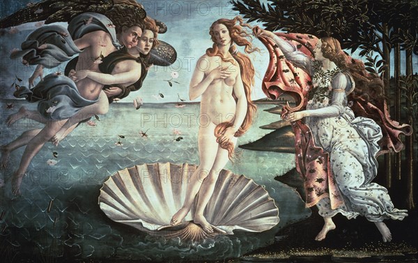 Botticelli, La Naissance de Vénus