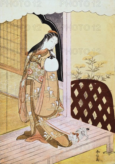 'The Princess Nyosan', 1765. Artist: Suzuki Harunobu