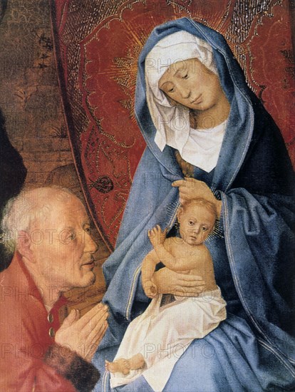 'The Adoration of the Magi', detail, 15th century. Artist: Hugo van der Goes