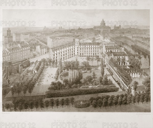 Ecole Sainte Genevieve, Paris, 1867. Artist: Anon