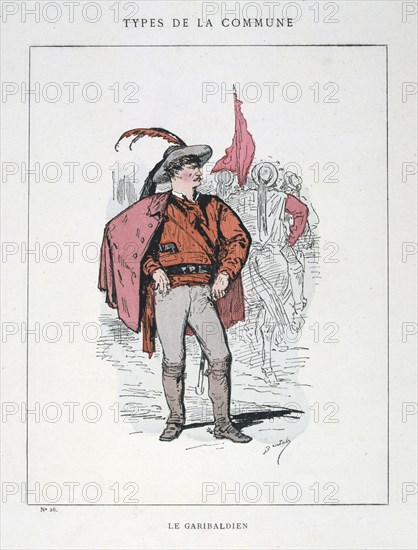 'Le Garibaldien', Paris Commune, 1871. Artist: Anon