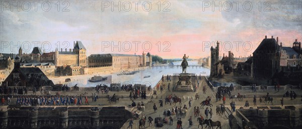 'View of Pont Neuf', Paris, c1635. Artist: Anon