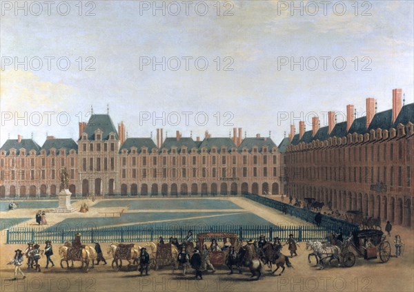 'Passage of the King and the Regent, the Place Royale', c1655.  Creator: Anon.