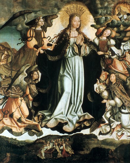 Assumption of the Virgin, c1491-1518. Artist: Vicente Gil