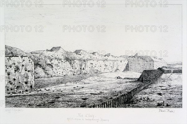 Fort d'Issy, Siege of Paris, 1870-1871. Artist: Paul Roux