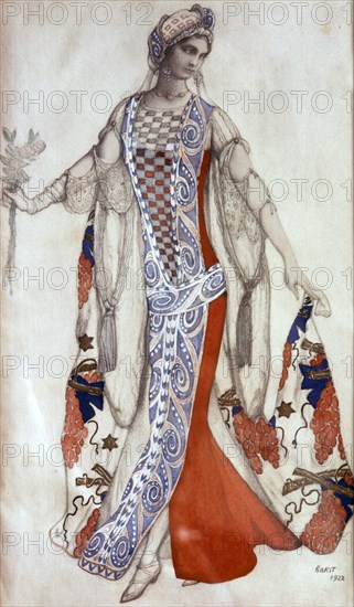 'Sleeping Beauty', ballet costume design, c1913. Artist: Leon Bakst