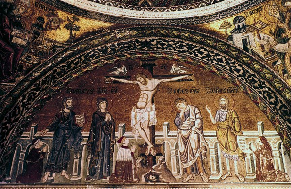 'The Crucifixion', St Mark's Basilica, Venice, Italy. Artist: Anon