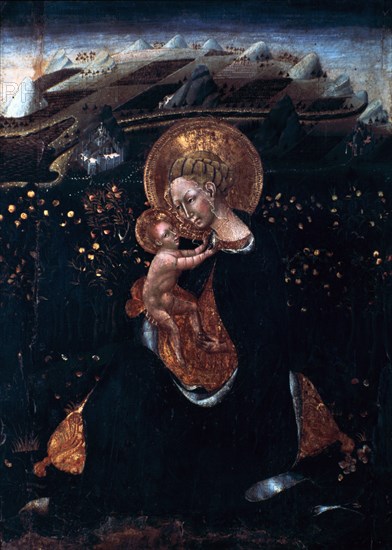 'Virgin of Humility', 15th century. Artist: Giovanni di Paolo