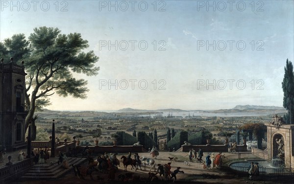 'The City and Roads of Toulon', France, 1756. Artist: Claude-Joseph Vernet