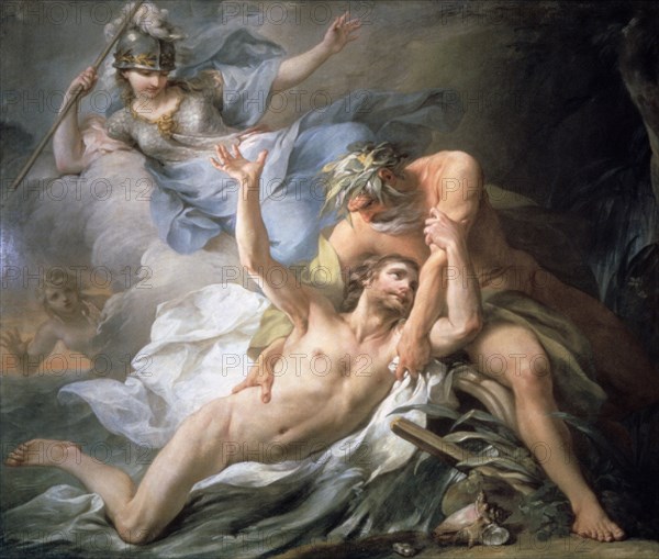 'Ulysses Lands on the Isle of Calypso', 1737. Artist: Pierre Charles Tremolieres