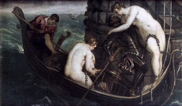 'The Deliverance of Arsinoe', after 1560-1594. Artist: Jacopo Tintoretto
