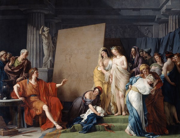 'Zeuxis Choosing a Model from the Beautiful Girls of Croton', 1789. Artist: Francois-Andre Vincent