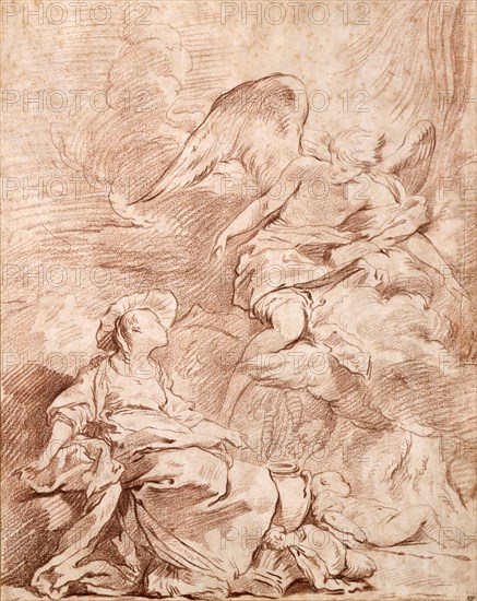 Study, (1715-1739?). Artist: Pierre Charles Trémolières