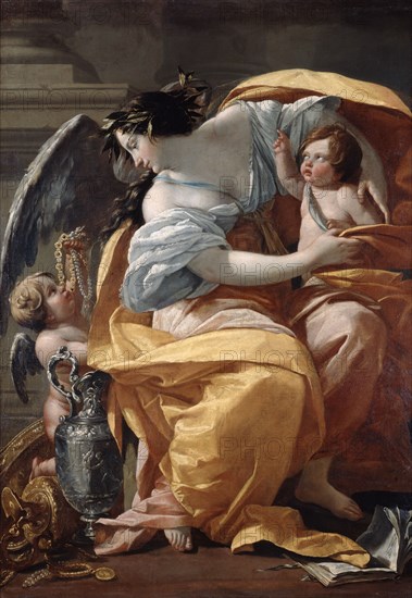 'Wealth', 1640.  Artist: Simon Vouet