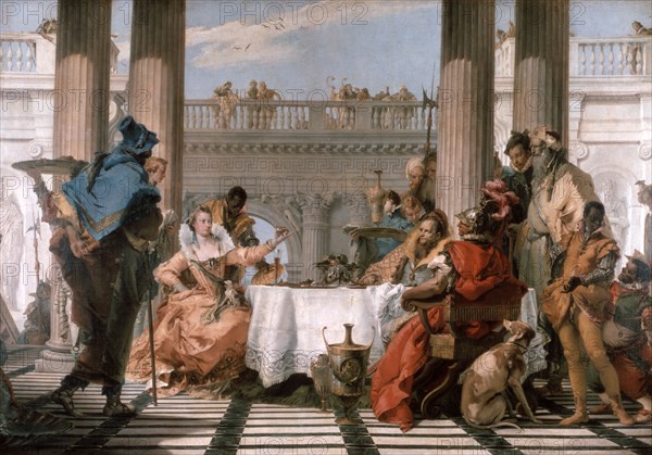 'The Banquet of Cleopatra', 1743-1744. Creator: Giovanni Battista Tiepolo.