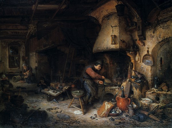 'An Alchemist,' 1661.  Artist: Adriaen van Ostade