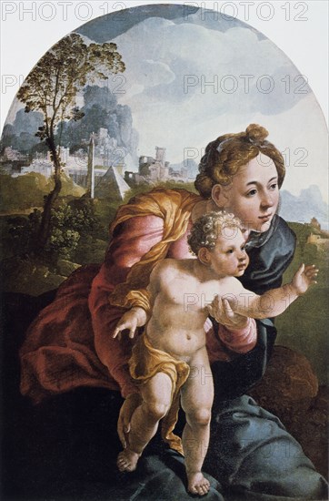 'The Virgin and Child', 16th century. Artist: Jan van Scorel