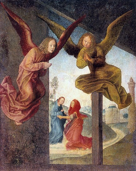 'The Adoration of the Magi', detail, 15th century. Artist: Hugo van der Goes