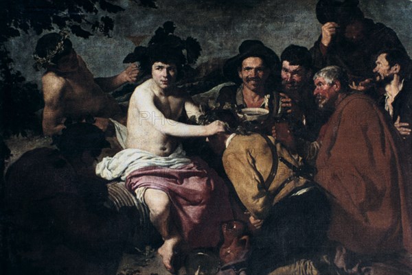 'The Triumph of Bacchus' or 'The Drunkards', 17th Century. Creator: Diego Velasquez.