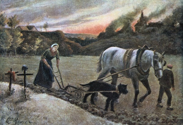 'La Femme aux Champs', 1915. Artist: H Mouren