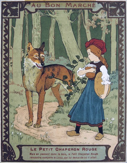 'Litttle Red Riding Hood', 19th century. Artist: Unknown