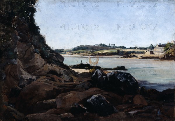 'The Channel of l'ile Tristan', 1873. Artist: Emmanuel Lansyer