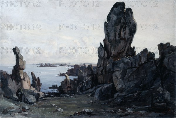 'Island of Ushant', 1885. Artist: Emmanuel Lansyer