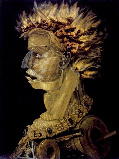 'Fire', 1566. Artist: Giuseppe Arcimboldi